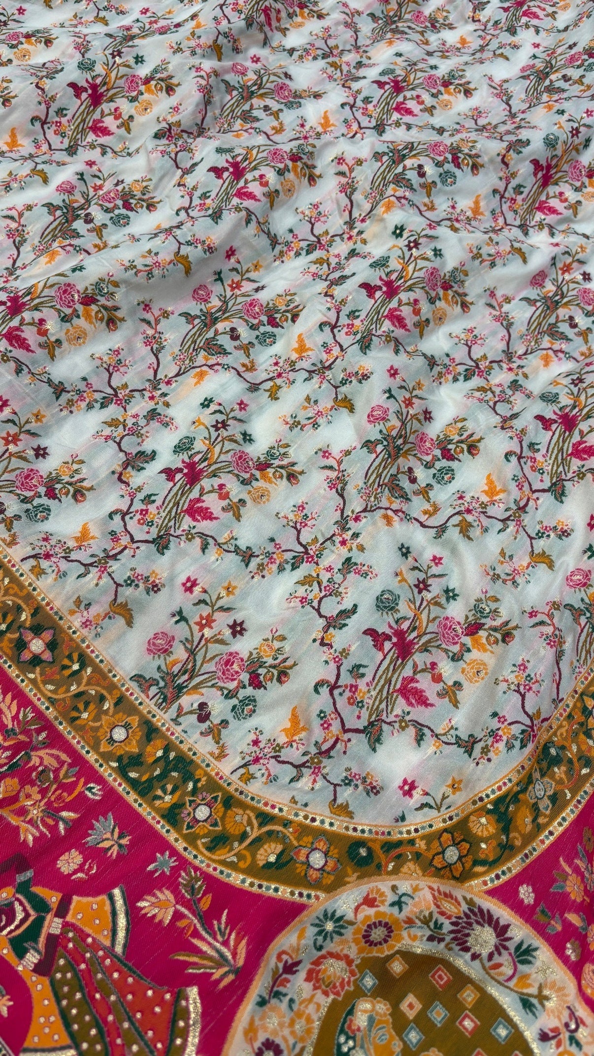 Beautiful designer pure silk saree