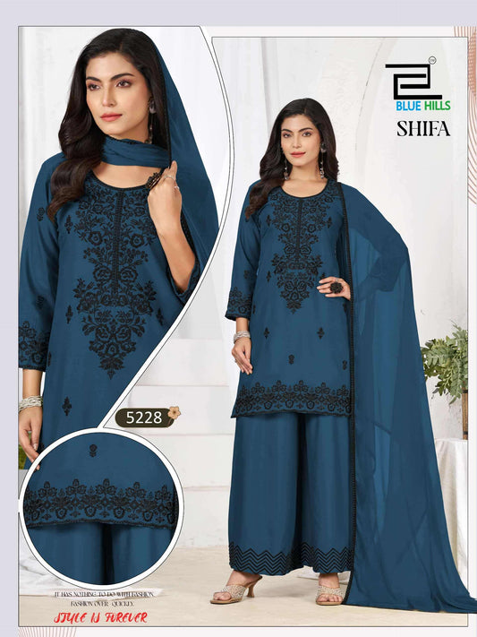 Beautiful designer Kurti Plazo dupatta