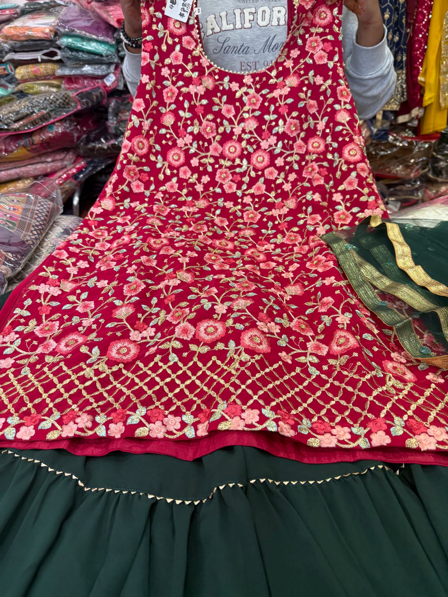 Beautiful designer sharara suit