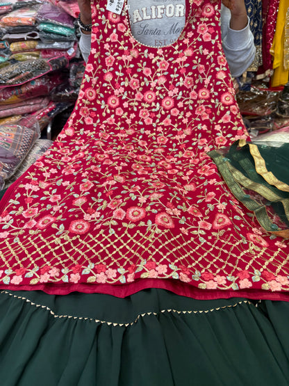 Beautiful designer sharara suit