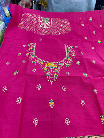 Beautiful designer semi stitch lengha choli