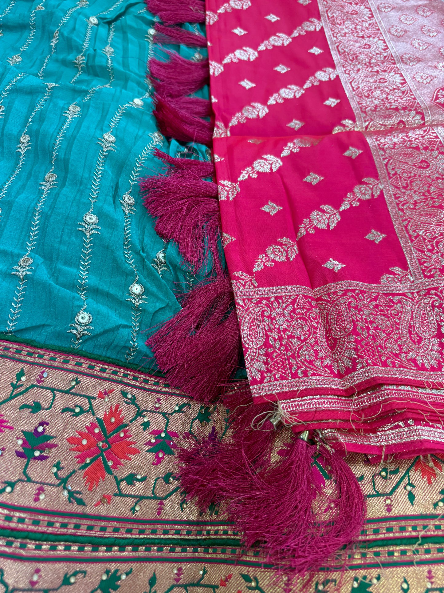Beautiful designer semi stitch lengha choli