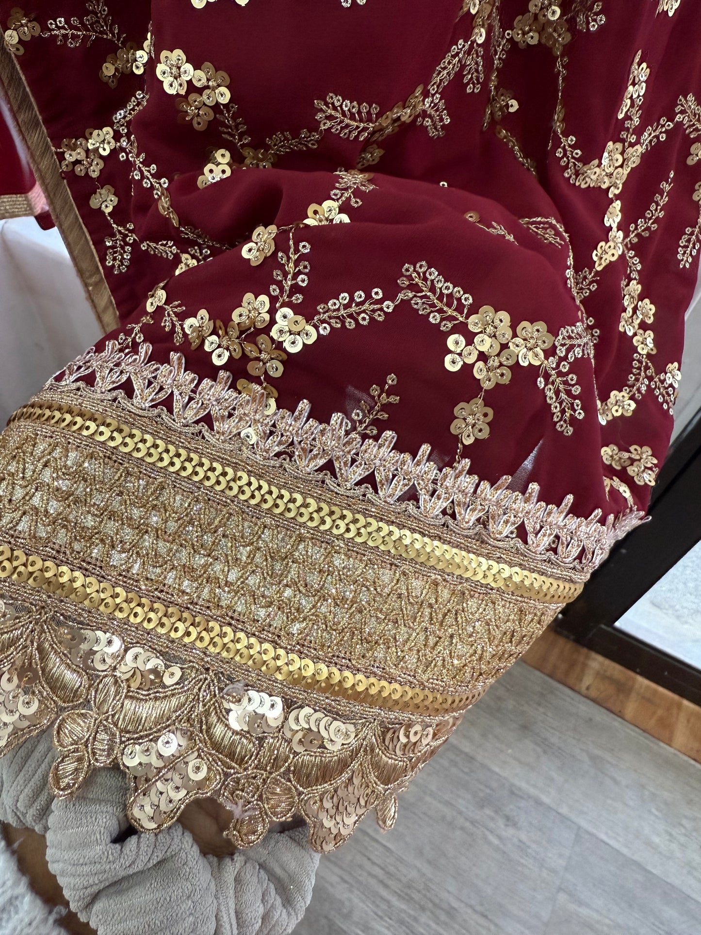 Beautiful designer sharara suit