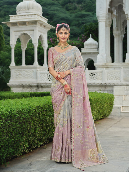 Beautiful designer silk saree