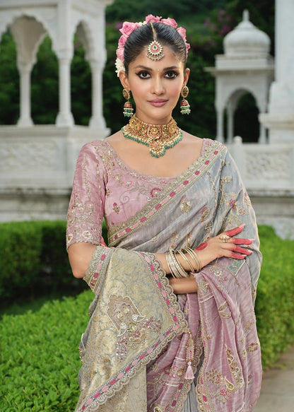 Beautiful designer silk saree