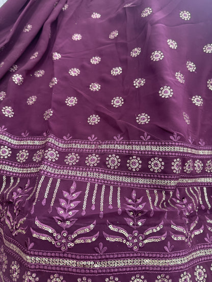 Beautiful designer anarkali gown