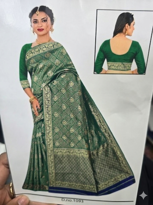 Beautiful designer silk saree