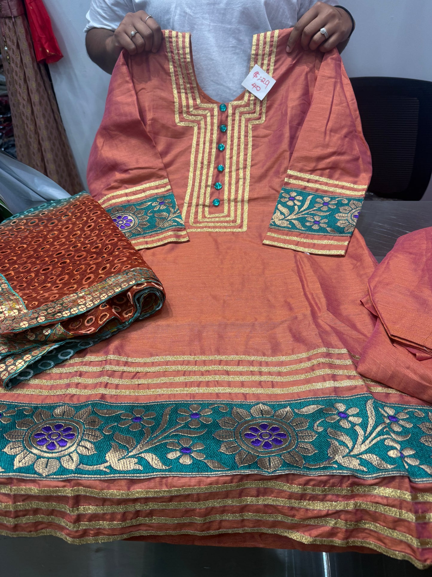 Beautiful designer Punjabi patiala suit