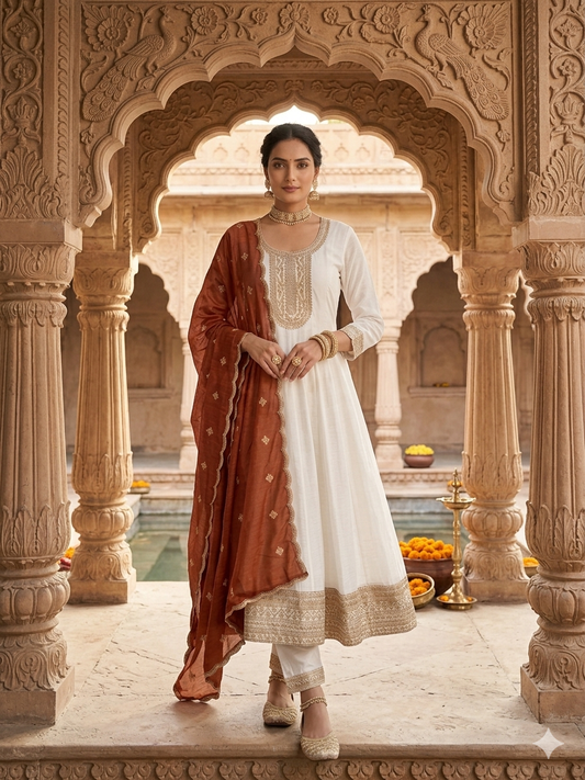 Beautiful designer Pakistani anarkhali suit
