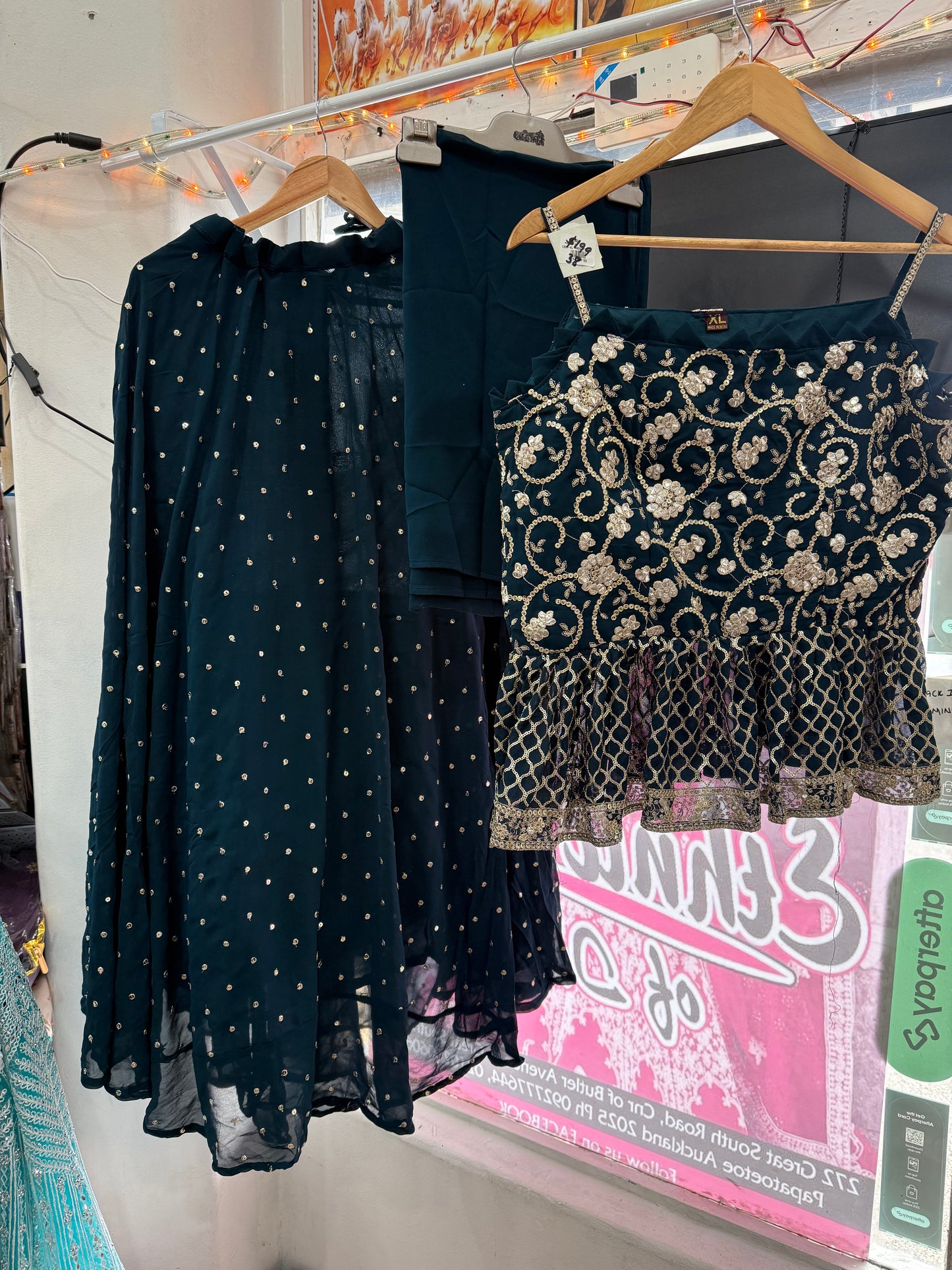 Beautiful designer indo western style lengha choli