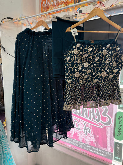 Beautiful designer indo western style lengha choli