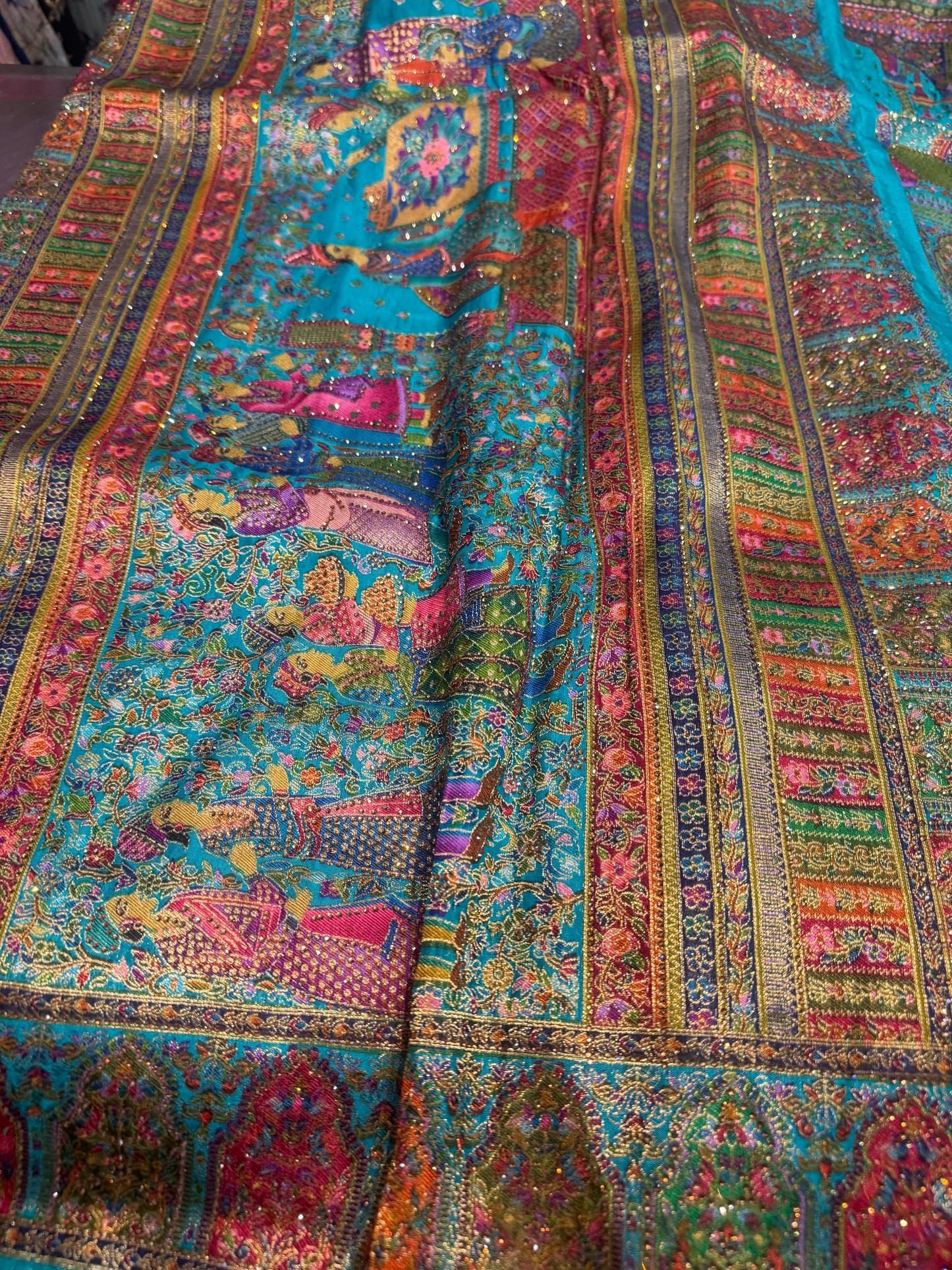 Beautiful designer Pure Kanni Silk Woven Sarees with Sabysachi Border