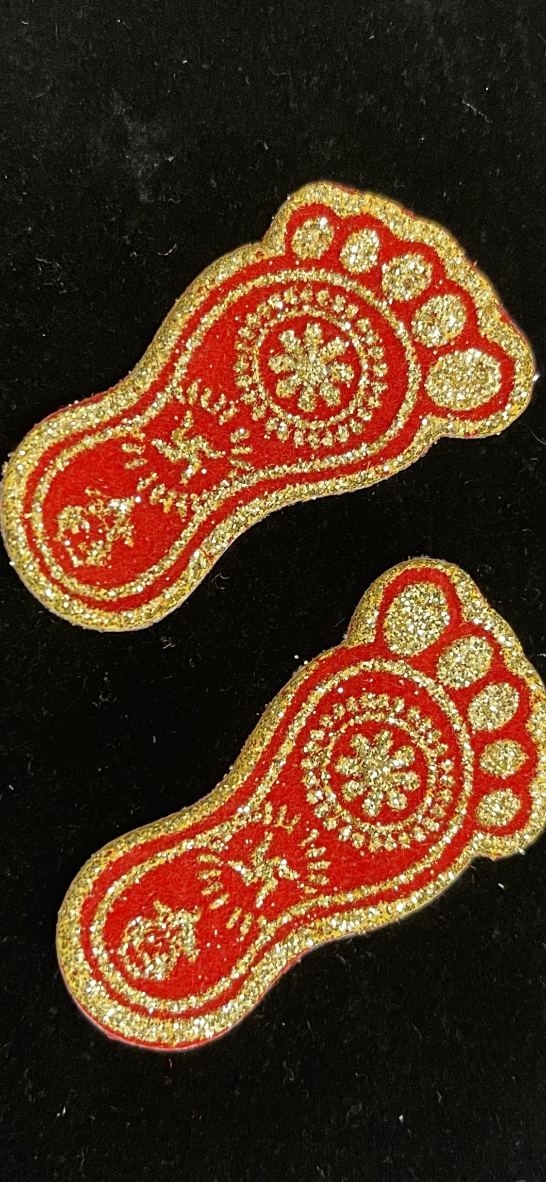 Laxmi charan/foot stickers