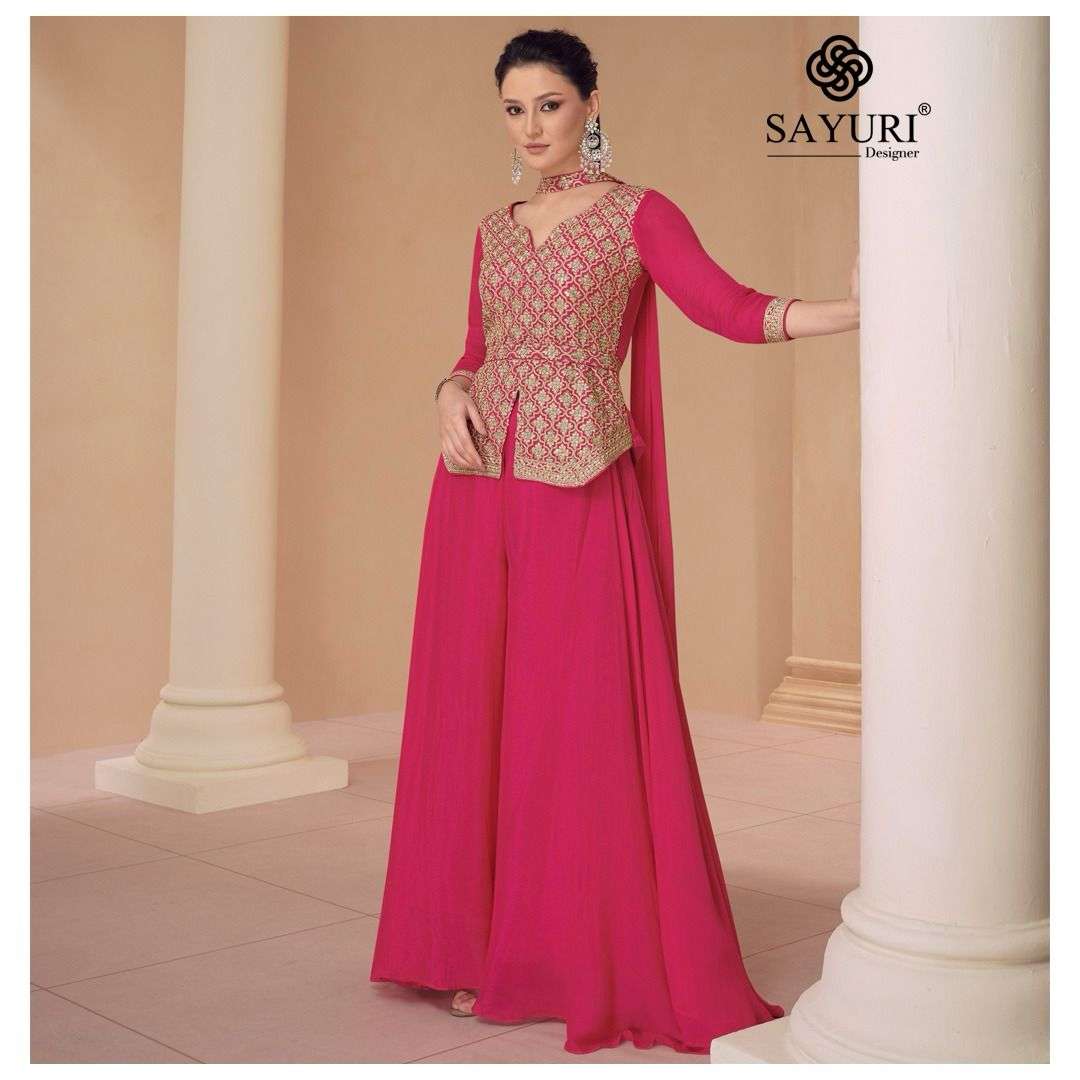 Beautiful designer Indowestern plazo suit