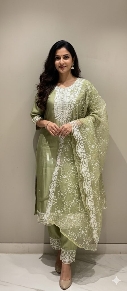 Beautiful designer Pakistani style suit