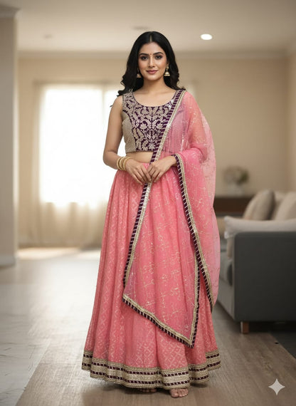 Beautiful designer Lengha choli