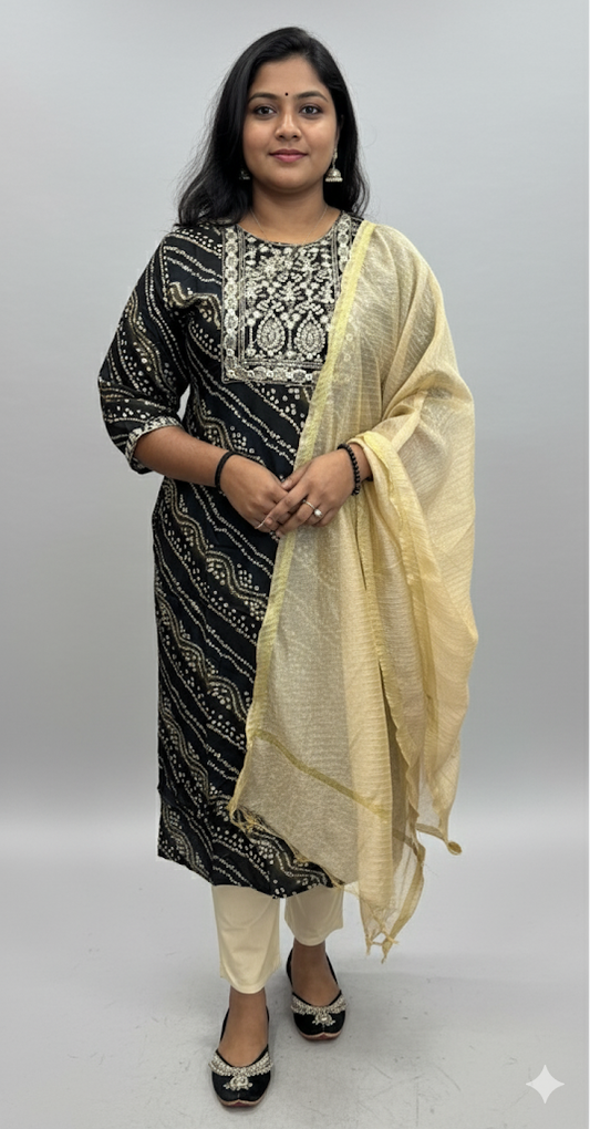 Beautiful designer straight Pakistan style suit