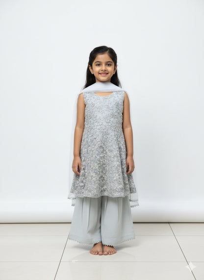 Beautiful designer Sharara suit for kids