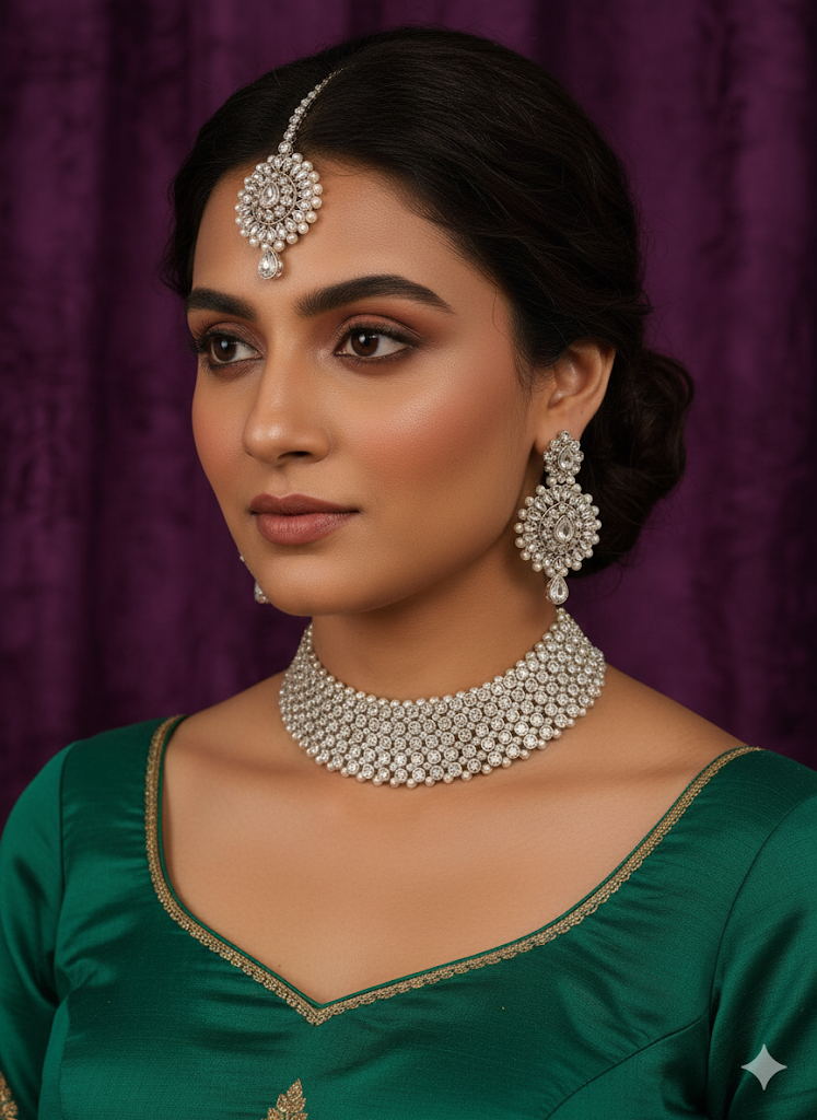 Beautiful designer necklace set