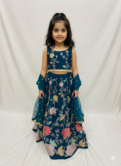 Beautiful designer girls lengha top