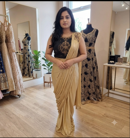 Beautiful designer readymade saree