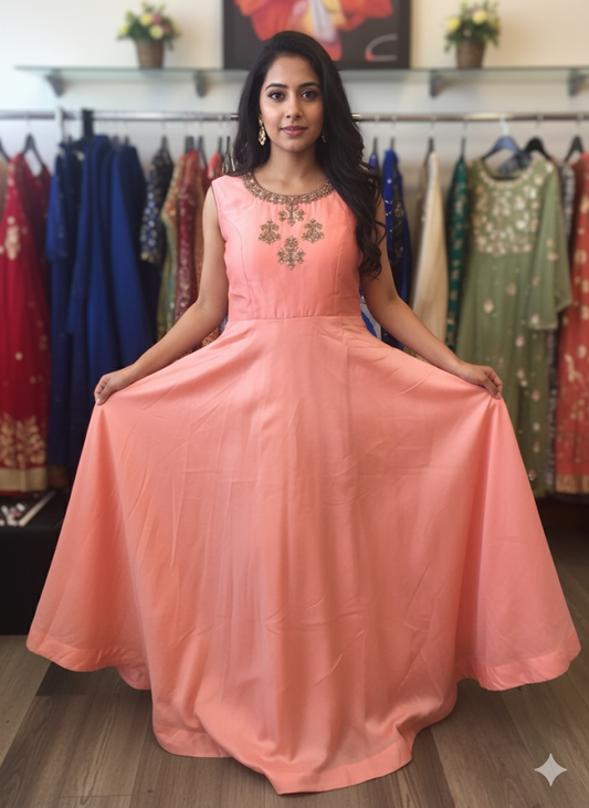 Beautiful designer cotton silk kurti