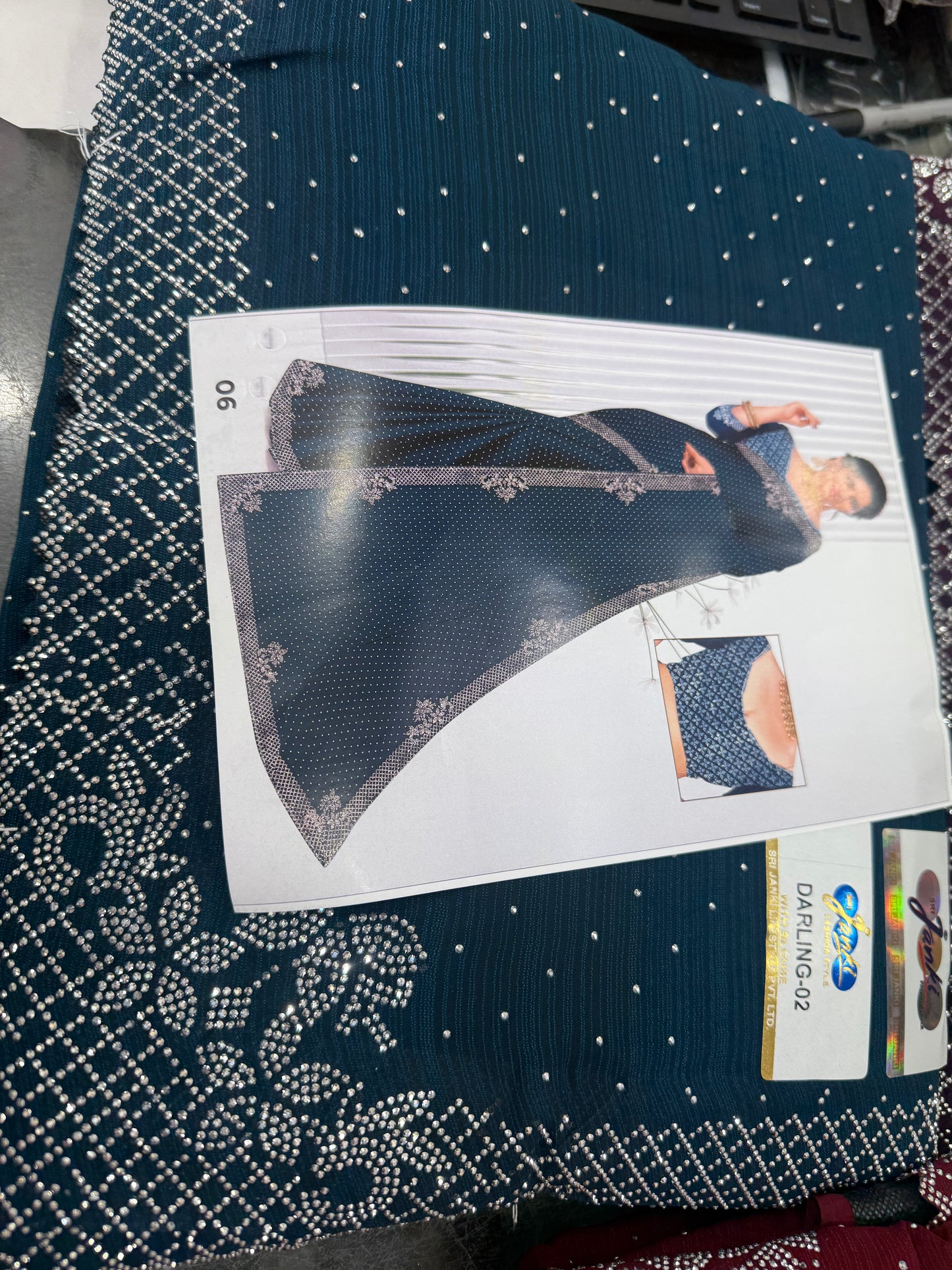 Beautiful designer chiffon  saree