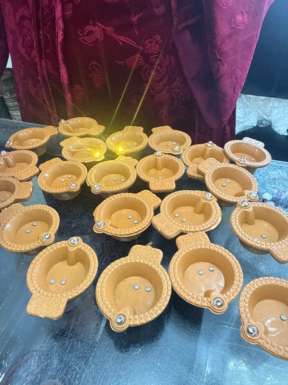 Beautiful water sensor Diya lamp