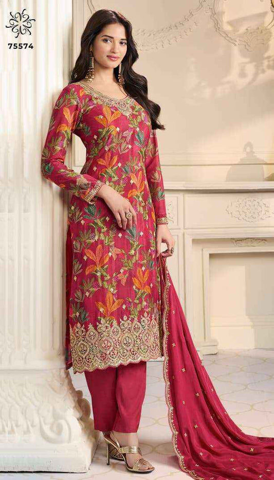 Beautiful designer Pakistani style suit