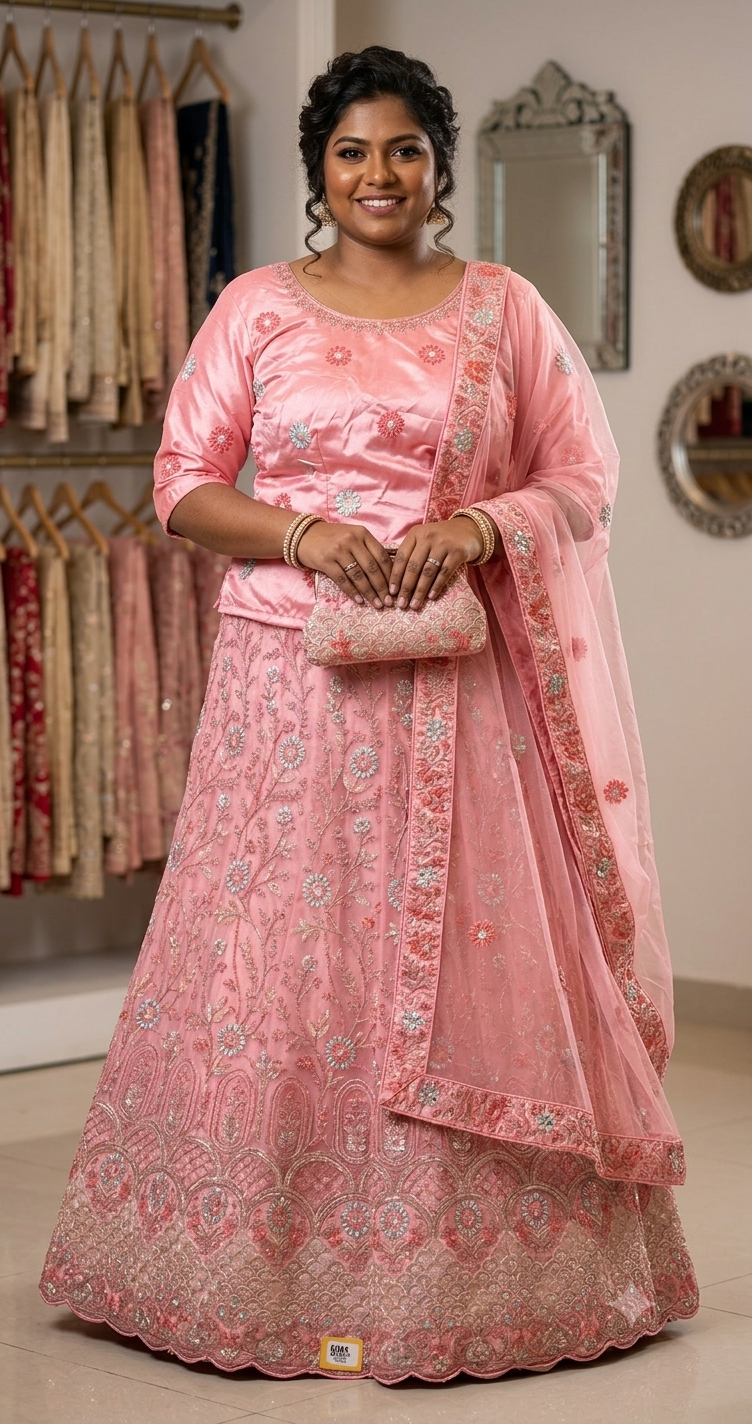 Beautiful designer lengha choli suit