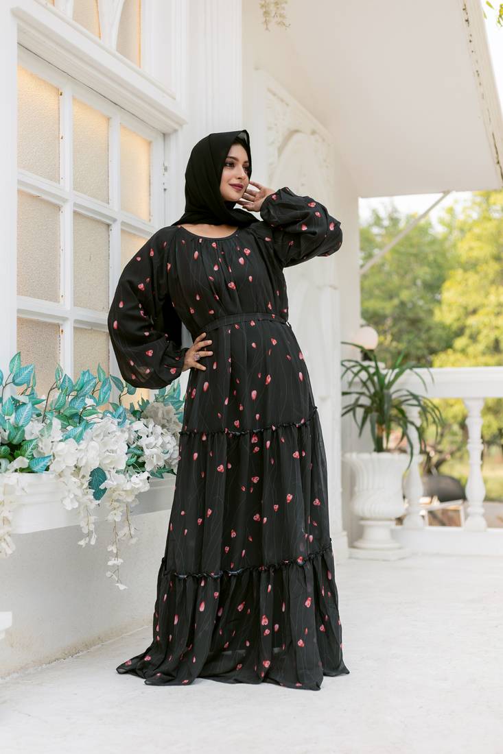 Beautiful designer long dress floral