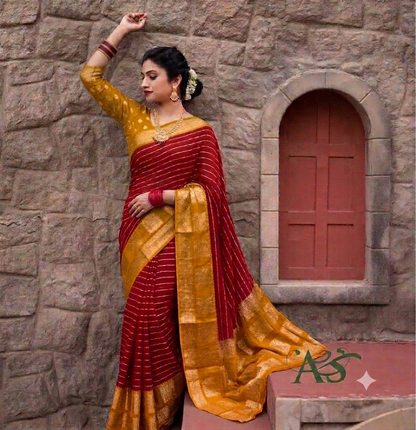 Beautiful designer geogrette saree