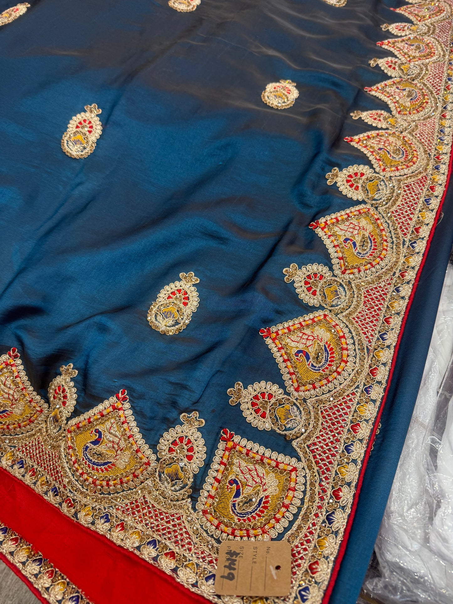 Beautiful designer silk saree