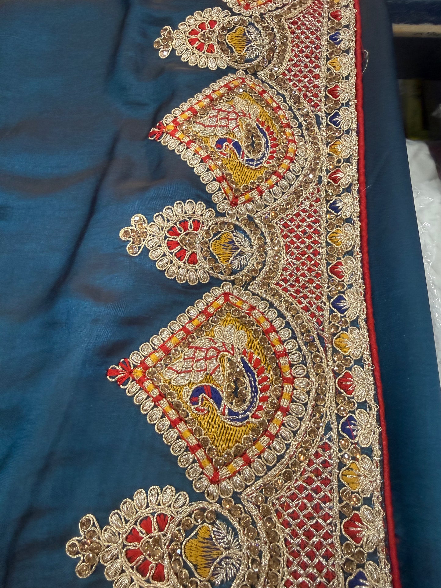 Beautiful designer silk saree