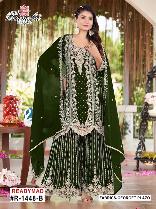 Beautiful designer plazo suit