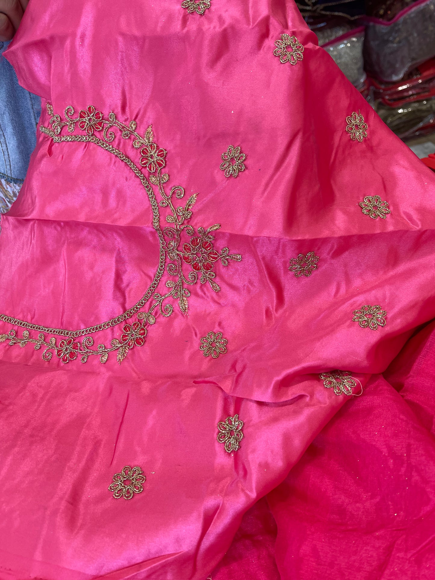 Beautiful designer semi stitch lengha choli