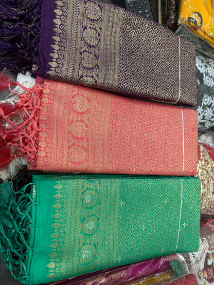 Beautiful designer silk saree
