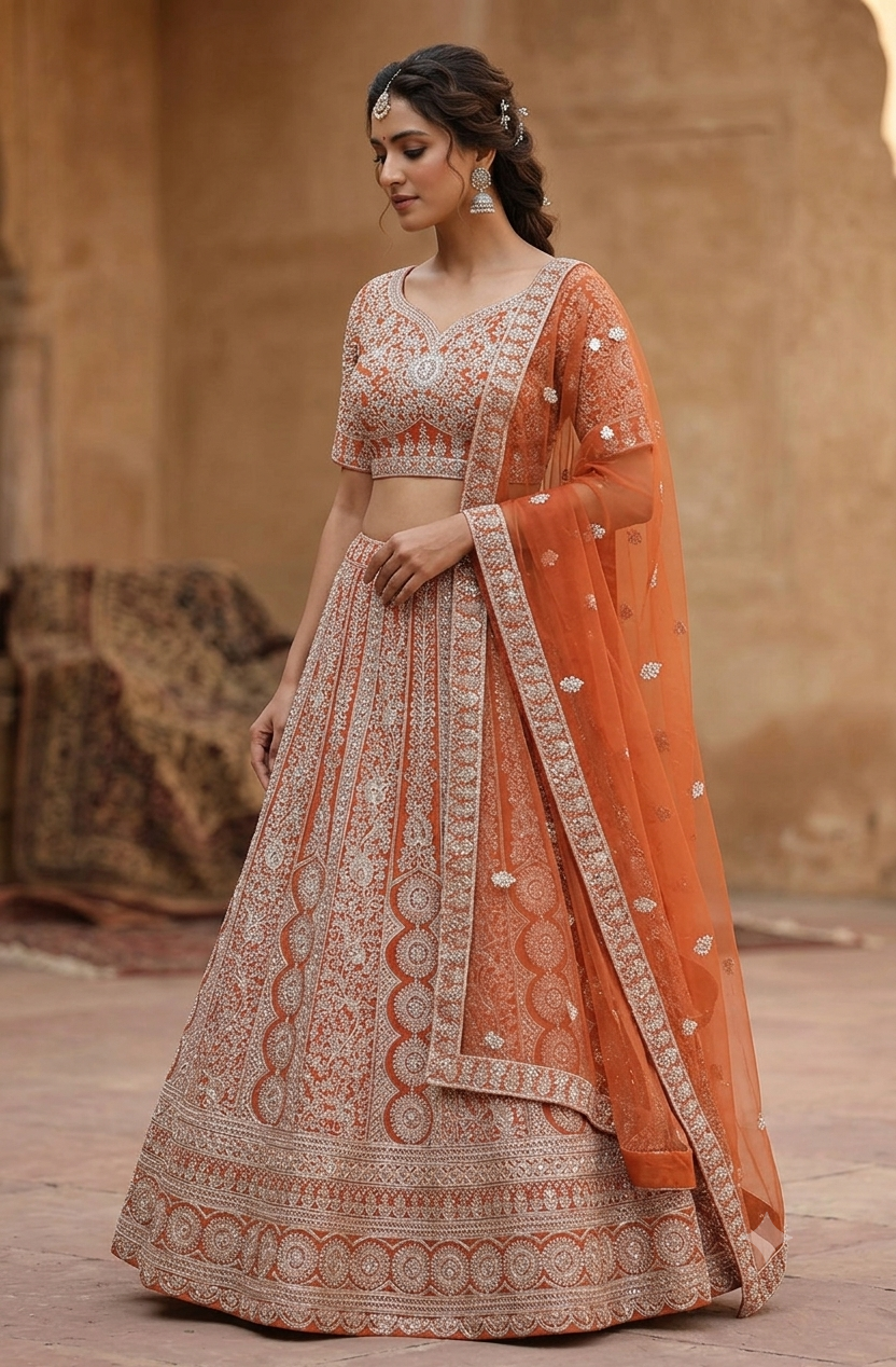 Beautiful designer lengha choli