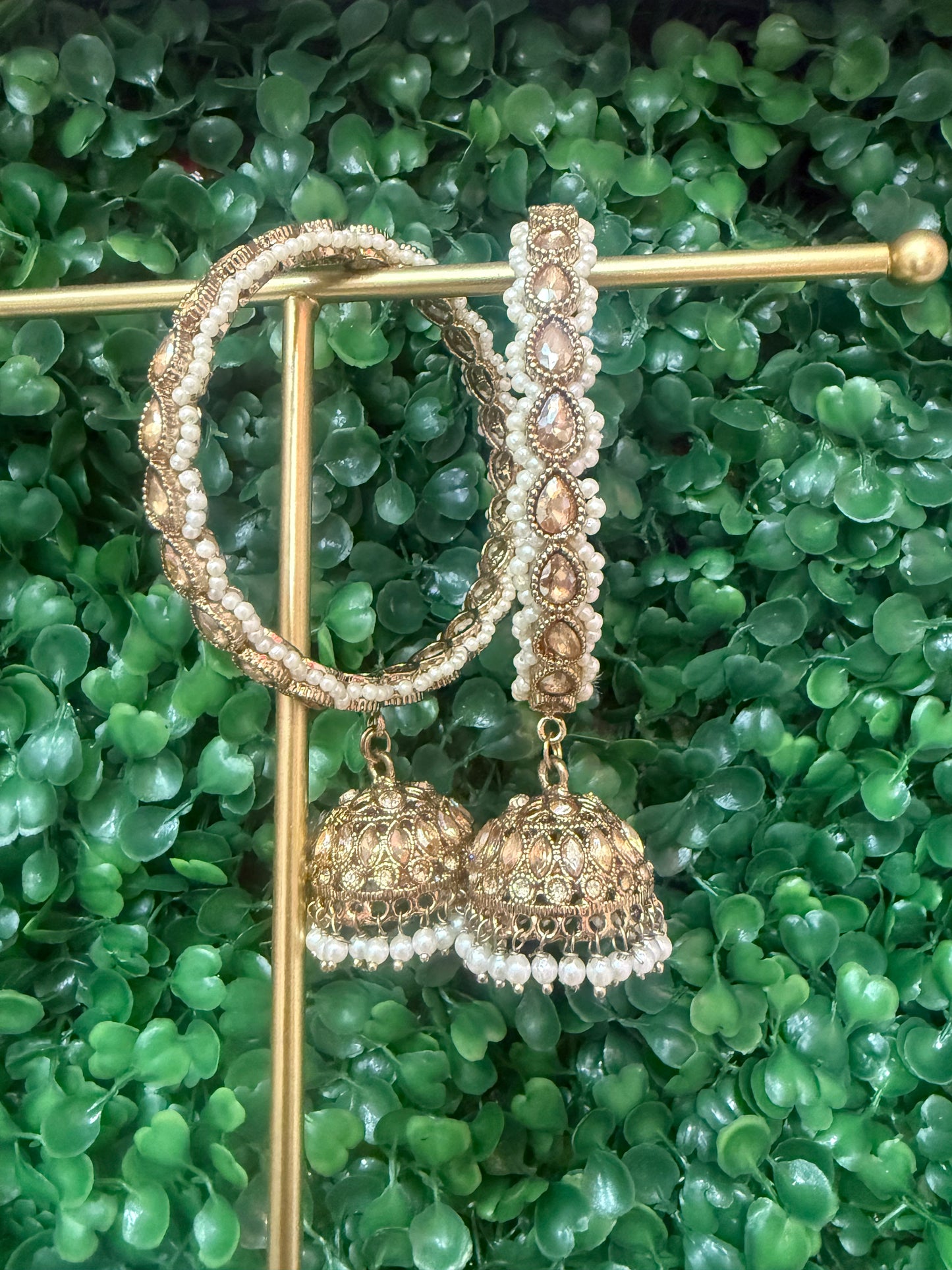 Beautiful designer kara with jhumki