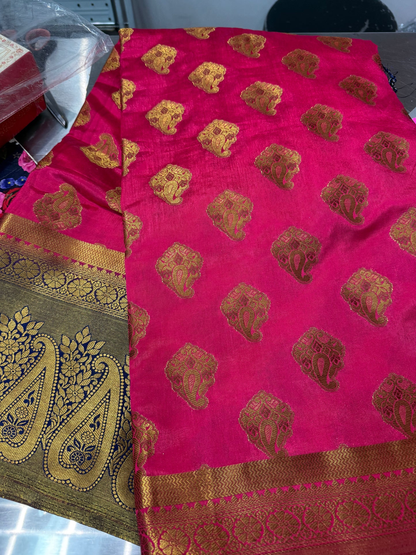 Beautiful designer silk saree