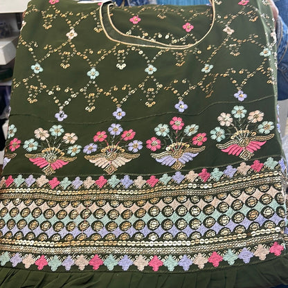 Beautiful designer gown style anarkali suit