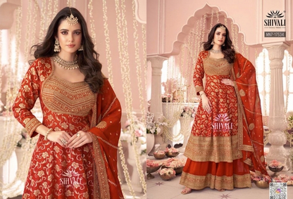 Beautiful designer long flare top with plazo