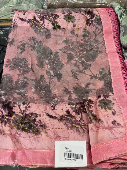 Beautiful designer floral saree