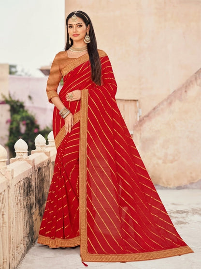 Beautiful designer silk saree