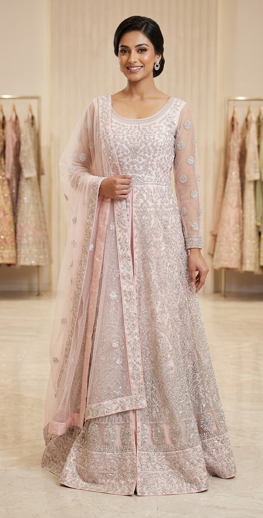 Beautiful designer gown style anarkali