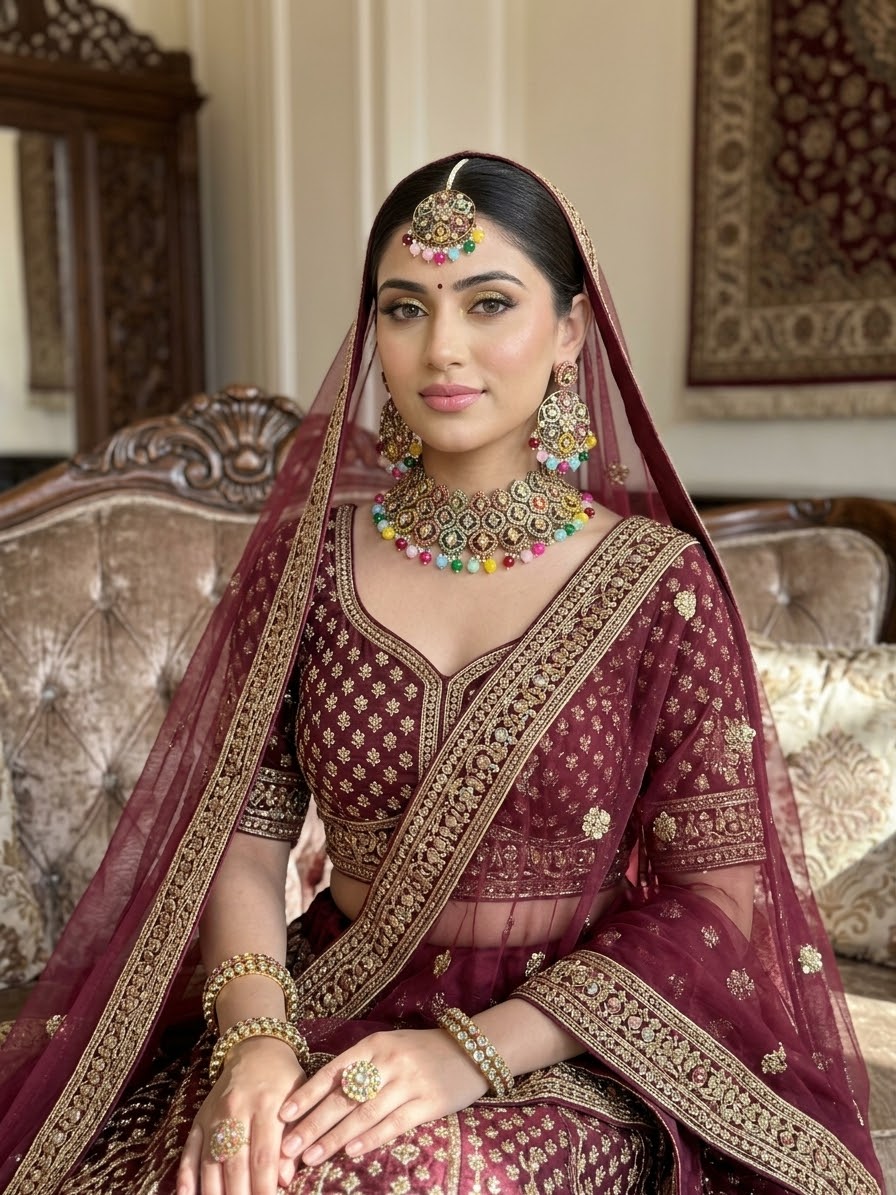 Beautiful designer necklace set