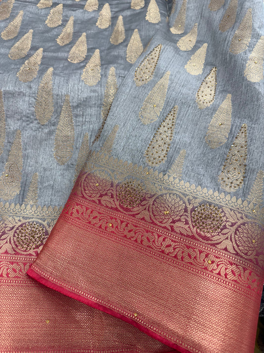 Beautiful designer silk saree