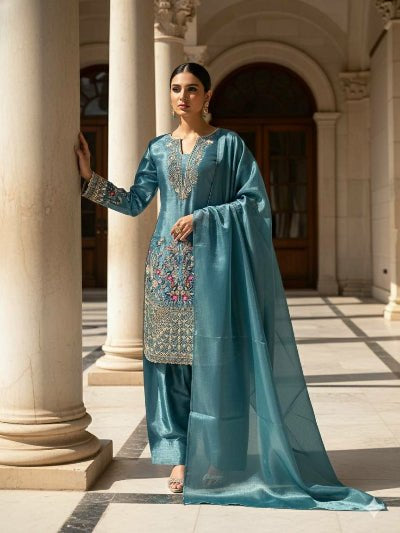 Readymade Designer Salwar Kameez With Dupatta For Function Wear