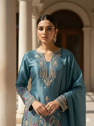 Readymade Designer Salwar Kameez With Dupatta For Function Wear