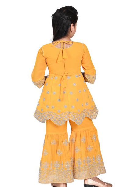 Beautiful designer plazo suit for girls
